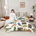 thumbnail image 5 of Homewish Big Bass Fish Full Size Comforter Sets 3-Piece for Kids Children Teens,Fishing Theme Bedding Comforter Set,Rustic Farmhouse Lightweight Bedding Sets,Luxury Bedroom Decor,Reversible, 5 of 9