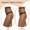 thumbnail image 3 of Manzi Women High Waist Sexy Fishnet Stockings Classic Fishnet Tights, 3 of 7