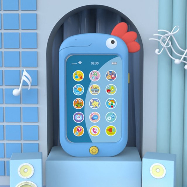 onlyliua Artículos En Liquidación Teléfono Celular Contaminación Táctil para Bebés, con Sonido y Luz, Máquina de Educación Temprana, Juguetes de Simulación Relajantes para Bebés
