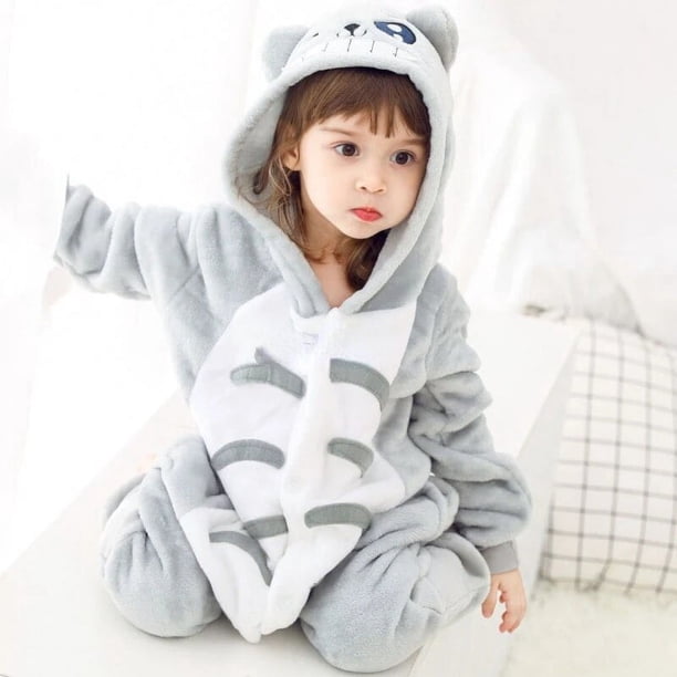 Pijamas de Anime para niños y niñas, monos de manga larga, disfraz, ropa de dormir para niños