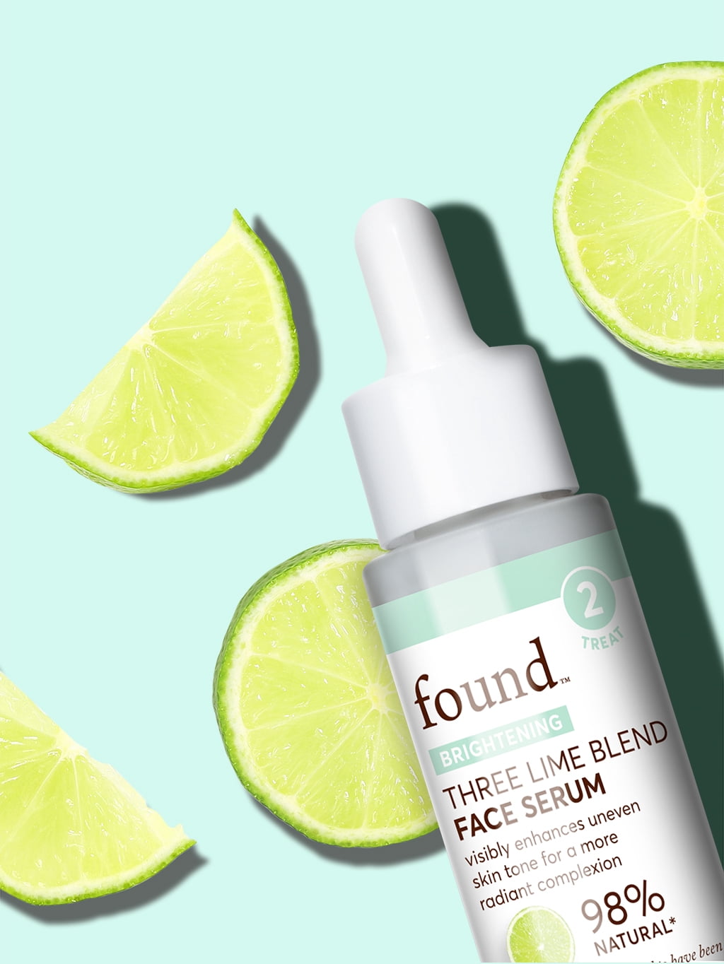 found Brightening Three Lime Blend Face Serum, 1 fl oz