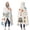 White Boho Bohemia, variant on Wearable Blanket,Turquoise Geometric Quatrefoil Pattern Hooded Wearable Flannel Blanket for Adults & Teens,Winter Poncho Shawl Wrap Cape Cozy Anti-Pill,60"x80"