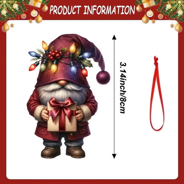 Ganfancp Colgante Árbol de Navidad Set Plano Acrílico Colgante Decoración Coche Ofertas Del Día Sólo En Línea 1 Colgante