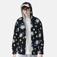 thumbnail image 4 of Kdxio Daisies Flowers Print Women Men Sun Protection UPF 50+ Jackets Zip Up Long Sleeve Hoodie Hiking Lightweight with Pockets, 4 of 8