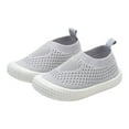 thumbnail image 5 of MYShe Girls Sneakers Toddler Tennis Shoes Girls Sneakers Walking Running Athletic Summer Shoes,Grey,Size 10, 5 of 6