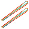 thumbnail image 1 of BEADCEST 2Ud Para Multicolor Con Lanyard Horizontal Metálico Para Reconocimientos, 1 of 8
