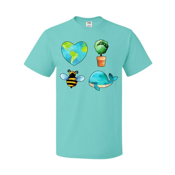 Inktastic Earth Day Plant a Tree Save the Bees Save the Seas Love Your Mother T-Shirt