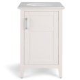 thumbnail image 3 of Winston 20 inch Contemporary Bath Vanity in Soft White with White Engineered Quartz Marble Top, 3 of 9