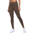 thumbnail image 3 of NELEUS Womens High Waist Ankle Yoga Leggings Workout with Two Pockets,Coffee Brown,US Size L, 3 of 12