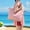 Pink, variant on 100Fens Beach Bag For Women Large Beach Tote Bag Sandproof Beach Bag With Zipper Large Swim Pool Beach Tote