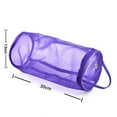 thumbnail image 2 of GOOHOCHY Bolsa de malla para guardar hilo de lana, bolsa para tejer y ganchillo (morada), 2 of 8