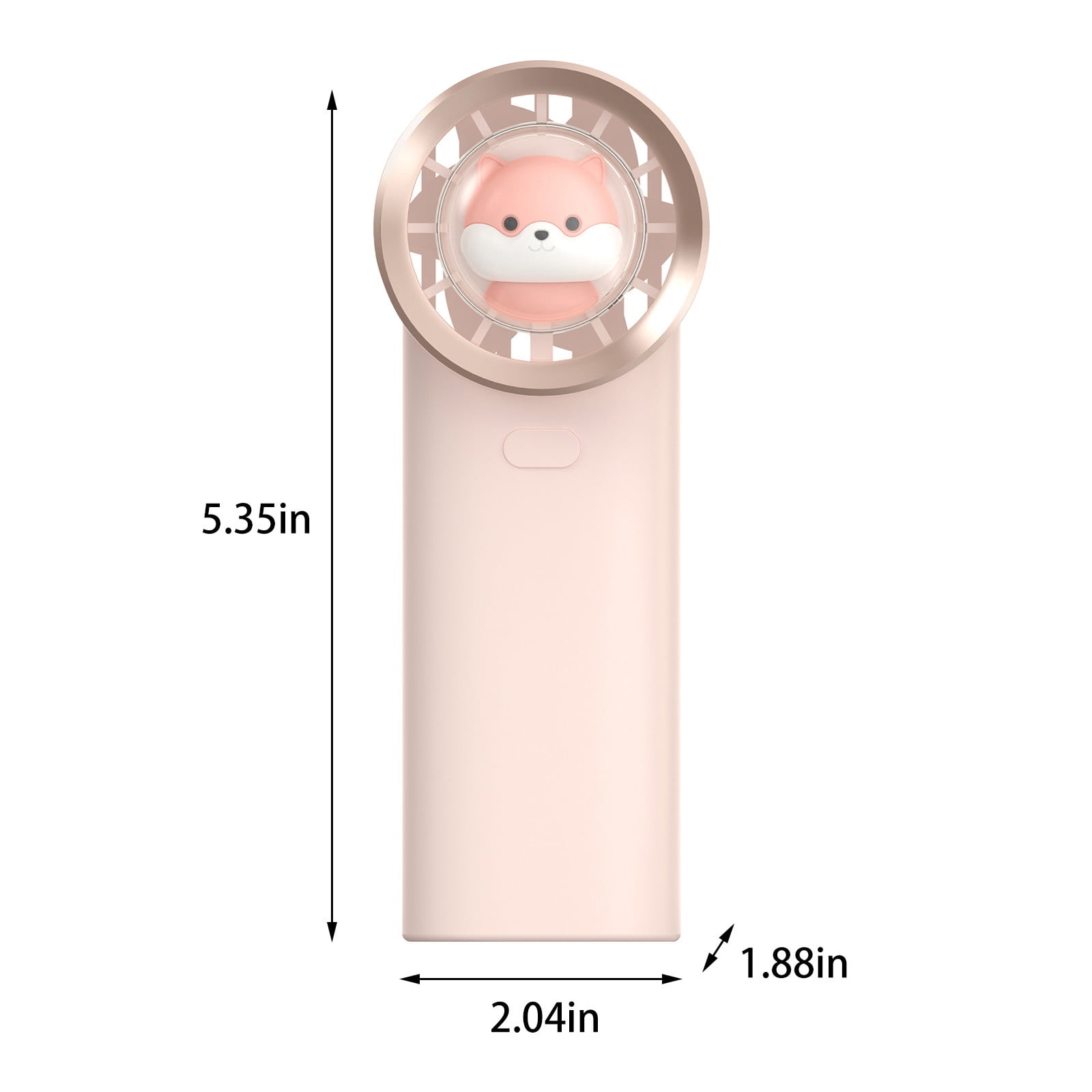 Stijggn Desk Fan Small Quiet, 3 Speed Settings Up to 12 Working Hours Small and Powerful Fan Wagon Crib Bike Kitchen Concerts Gift for Women/Men K*ids
