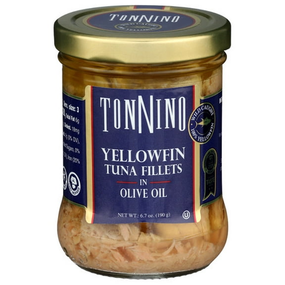 Tonnino Tuna Fillet Oil Fat Free 6.7 oz (Pack of 6)