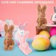 thumbnail image 2 of 20pcs Mini Plush Rabbit Tiny Joint Rabbit Small Bunny Doll Bunny Stuffed Animal Toys, 2 of 3