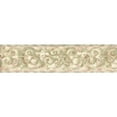 thumbnail image 2 of Trimz Fleur de Lis Wallpaper Border - Class Scroll - Green, Beige 15' L x 4.25" W - Living Rooms Wall Border, 2 of 4