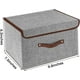 thumbnail image 2 of Foldable Storage Boxes with Lids, Fabric Storage Cubes with Handles, for Home, Office, 25 X 19 X 16 cm, 2 of 5