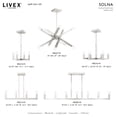 thumbnail image 5 of Livex Lighting - Solna - 10 Light Chandelier in Mid Century Modern Style - 34, 5 of 15