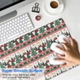 thumbnail image 4 of Long Mouse Pads for Desk,Multicolor Christmas Tree Pattern Desk Mats on Top Of Desks, Desk Mouse Pad Extra Large with 3mm Non-Slip Base and Stitched Edge for Gaming,Office,Work,Home 31.5x11.8in, 4 of 5