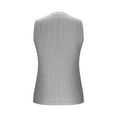 thumbnail image 6 of Efsteb Girls Tank Tops Casual Round Neck Sleeveless Shirts Summer Solid Color Comfy Soft Shirt (Gray,7 Years), 6 of 7