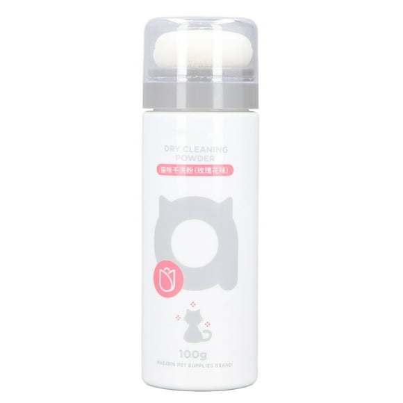 ZOUSSIQI Pet Dry Shampoo Deodorant Cleaning Rinseless 100g Dog Bathing Waterless Shampoo for Cat Puppy CW2519#16045