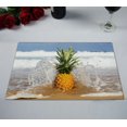 thumbnail image 2 of EREHome Ananas Plage Napperon Table Tapis de Tasse 12x18 Pouces, Ensemble de 2, 2 of 2