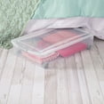 thumbnail image 2 of Sterilite 47 Liter Wheeled Underbed Latch Box - Silver, 2 of 3