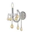 thumbnail image 1 of Elegant Lighting Maria Theresa 12" Royal Crystal Chrome Wall Sconce, 1 of 3