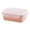 Pink, variant on Food Storage Refrigerator Organizer Jar for Snacks Cereals & Lunches Airtight Storage for Kitchen Convenience, 5.51*3.74*2.05 in, Pink