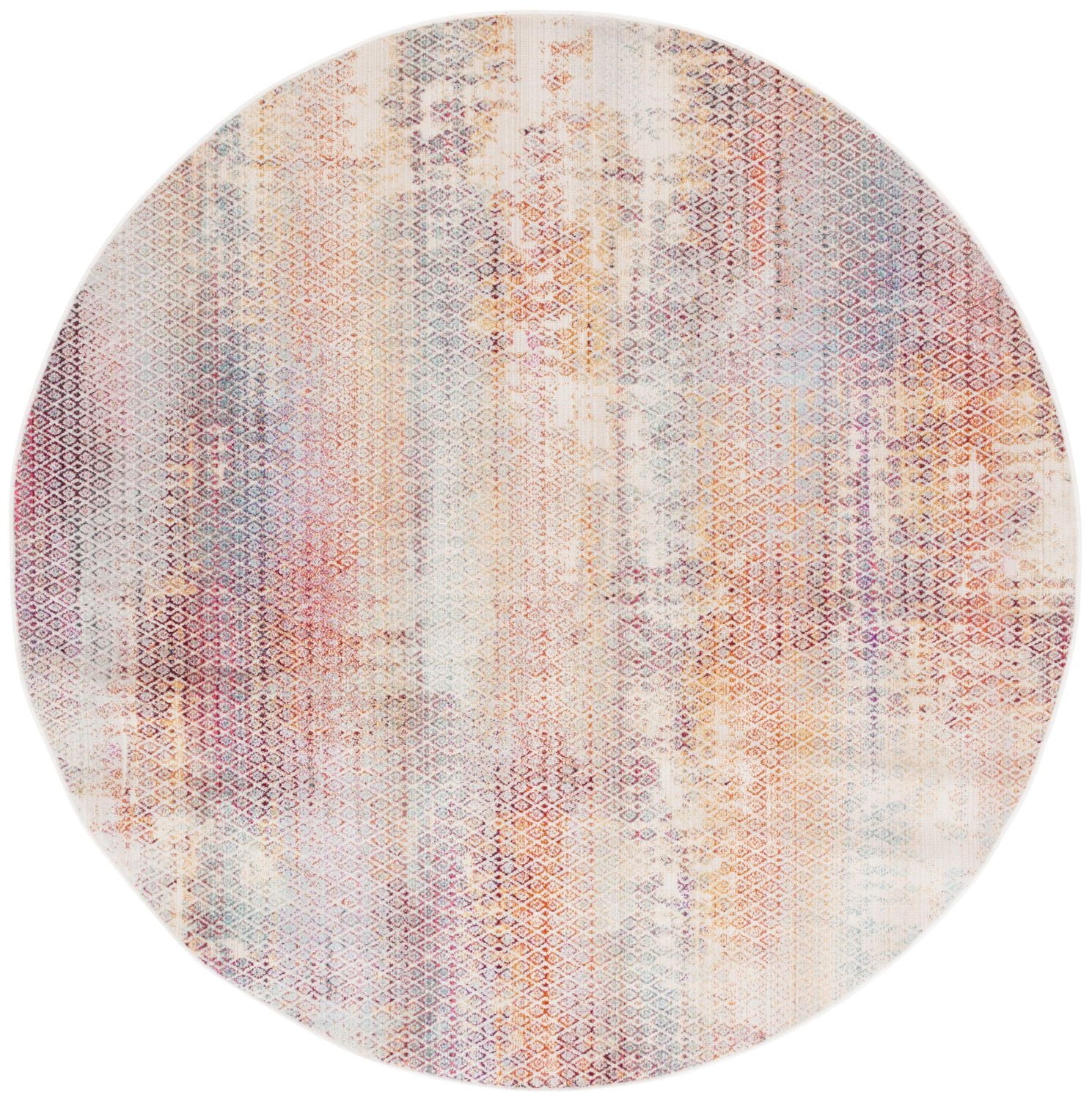 SAFAVIEH Rainbow Kameron Abstract Indoor/Outdoor Area Rug