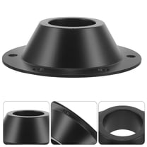 OUNONA Camper Table Base Mount Aluminum Black 1Set for RVs and Boats