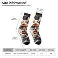 thumbnail image 2 of Vsdgher Cute Forest Mushrooms Crew Socks for Men & Women, Breathable Casual Athletic Ankle Socks, 2 of 6