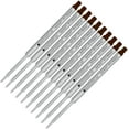 thumbnail image 3 of Lanier Combo Pack - 10 Pack - Monteverde Soft Roll Ballpoint W13 Paste Ink Refill Compatible with most Waterman Style Ballpoint Pens - Brown (Medium Tip 0.7mm), 3 of 3