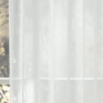 thumbnail image 3 of Mainstays Crushed Voile Sheer Curtain, Single Panel, Indoor, White, 51"W x 108" L, Adult, 3 of 5