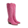 thumbnail image 5 of DREAM PAIRS Women's Knee High Cowboy Boots Classic Embroidered Western Boots with Pointed Toe Flexible Non-Slip Chunky Heel Boots, 5 of 6