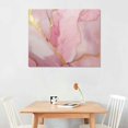 thumbnail image 2 of PRATYUS Canvas Wall Art Picture 20x16in for Living Room Bedroom Fall Decor Pink Marble 20x16in, 2 of 3