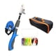 thumbnail image 5 of Kit combinado de caña de pescar telescópica y carrete para niños con mango de goma azul, 5 of 9