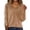 Coffee, variant on Womens Sweaters Long Sleeve Ribbed Knit Shirts Lightweight Loose Fit Tunic Tops Fall Outfits 2026 V Neck Soft Knit Pullover Tops Dressy Casual Blouses Soft Cozy Going Out Tops(Hot Pink,M)