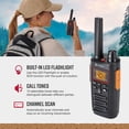 thumbnail image 4 of Walkie Talkies Cobra RX380 recargables con un alcance de 32 millas, paquete de 2, 4 of 7