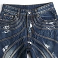 thumbnail image 3 of Men's Spliced Painted Boot Cut Denim Jeans Size 31, 3 of 7