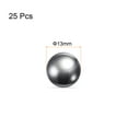 thumbnail image 2 of Uxcell Precision Balls 13mm Diameter 304 Stainless Steel for Bearings 25 Pack, 2 of 5