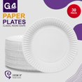 thumbnail image 2 of 30 platos de papel de 23 cm a 9 pulgadas Platos de papel, platos desechables, platos para fiestas, 2 of 4