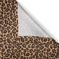 thumbnail image 6 of Ambesonne Leopard Print Valance & Curtain, Orange Exotic African, 55"x36", Orange and Black, 6 of 7
