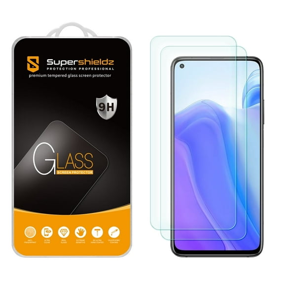(2 Pack) Supershieldz Designed for Xiaomi Mi 10T and Xiaomi Mi 10T Pro Tempered Glass Screen Protector, Anti Scratch, Bubble Free
