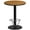 Natural, variant on Emma + Oliver 36"RD Mahogany Laminate Bar Table Top-24"RD Base/Foot Ring