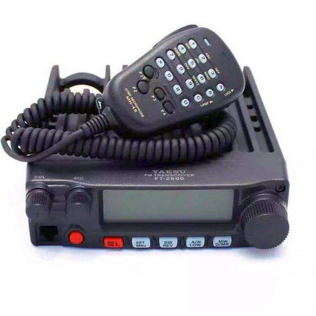 Yaesu FT-2980R Transceptor FM de 144 MHz de Alta Resistencia 80 Vatios, Radio de Dos Vías con Intercomunicador