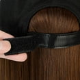 thumbnail image 3 of Perruque Casquette de Baseball Cheveux Raides Coiffure Chapeau Réglable Attaché Cheveux Longs, 3 of 3