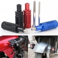 thumbnail image 3 of 2pc Motorcycle Mudguard Spotlight Bracket LED Headlight Fog Light Support M6 M8, 3 of 9