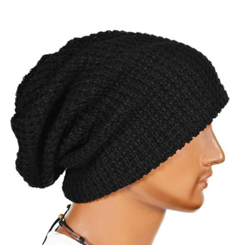 Men Knitting Slouchy Beanie Cap Winter Hat Oversize Unisex Caps - Walmart.com