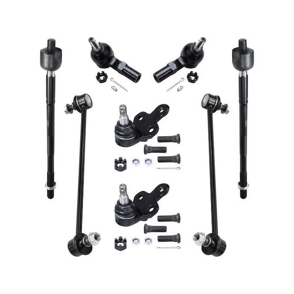 Front Ball Joint Sway Bar Link Tie Rod End Kit - Compatible with 1997 - 2004 Toyota Avalon 1998 1999 2000 2001 2002 2003