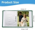 thumbnail image 2 of Small Photo Album, 4x6 Linen Cover Picture Book Hold 52 Photos, Green, 2 of 2